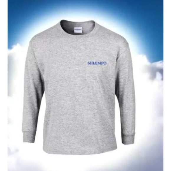 SHLEMPO Long Sleeve T-Shirt in Grey - Picture 2 of 4